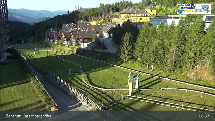 Archiv Foto Webcam Rennweg: Zentrum Katschberghöhe