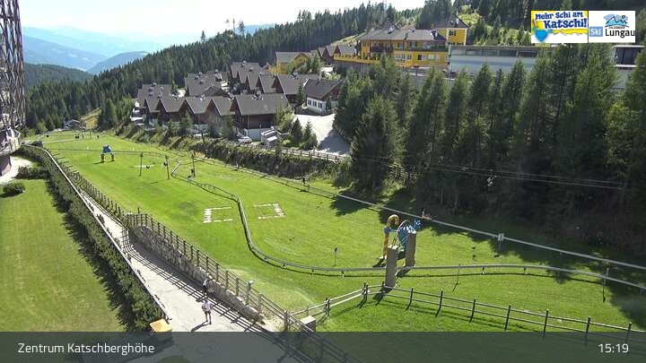Archiv Foto Webcam Rennweg: Zentrum Katschberghöhe