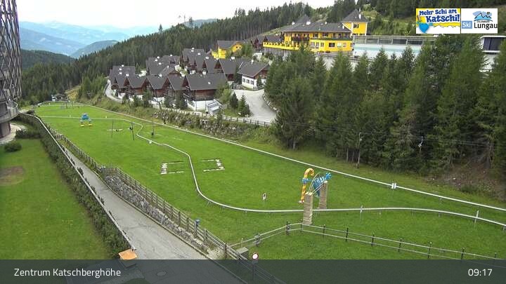 Archiv Foto Webcam Rennweg: Zentrum Katschberghöhe
