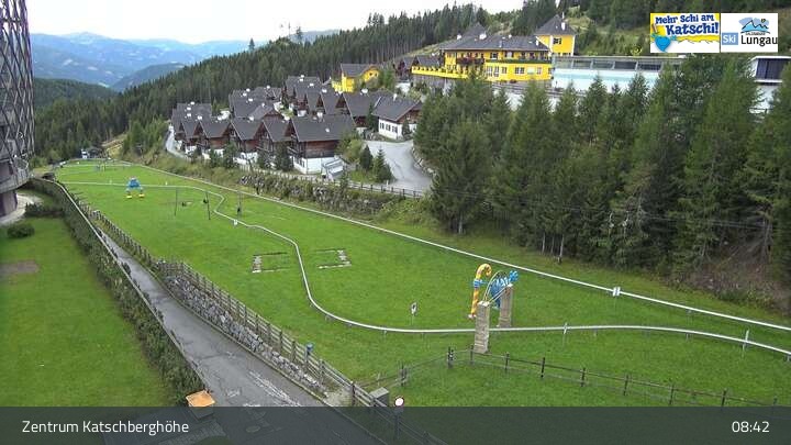 Archiv Foto Webcam Rennweg: Zentrum Katschberghöhe