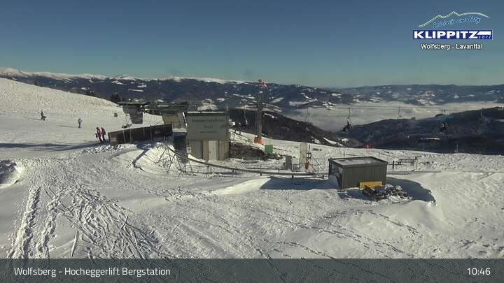 Archiv Foto Webcam Wolfsberg - Hocheggerlift Berg