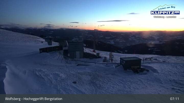 Archived image Webcam Wolfsberg - Hocheggerlift Top