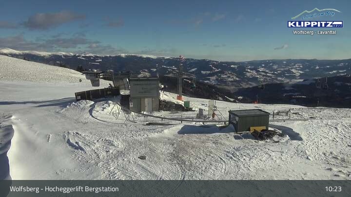 Archived image Webcam Wolfsberg - Hocheggerlift Top