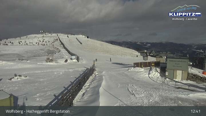 Archived image Webcam Wolfsberg - Hocheggerlift Top