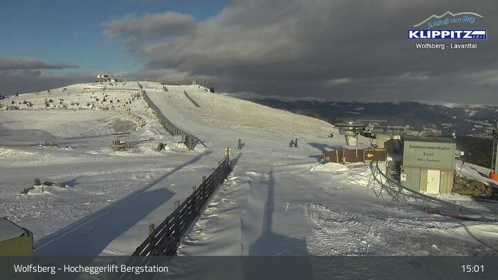 Archived image Webcam Wolfsberg - Hocheggerlift Top
