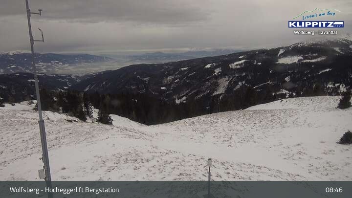 Archiv Foto Webcam Wolfsberg - Hocheggerlift Berg