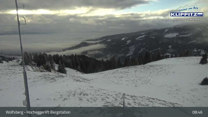 Archiv Foto Webcam Wolfsberg - Hocheggerlift Berg