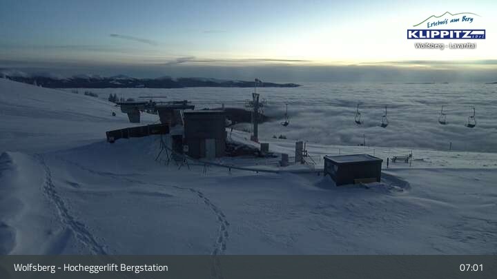 Archiv Foto Webcam Wolfsberg - Hocheggerlift Berg