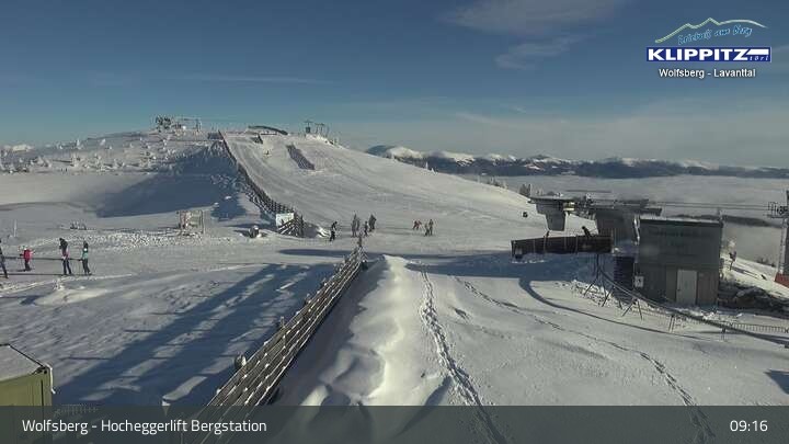 Archiv Foto Webcam Wolfsberg - Hocheggerlift Berg