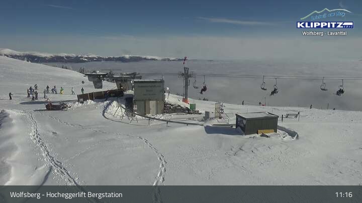 Archiv Foto Webcam Wolfsberg - Hocheggerlift Berg