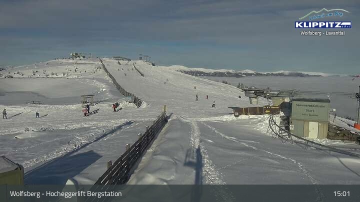 Archiv Foto Webcam Wolfsberg - Hocheggerlift Berg