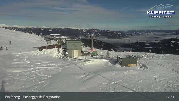 Archiv Foto Webcam Wolfsberg - Hocheggerlift Berg