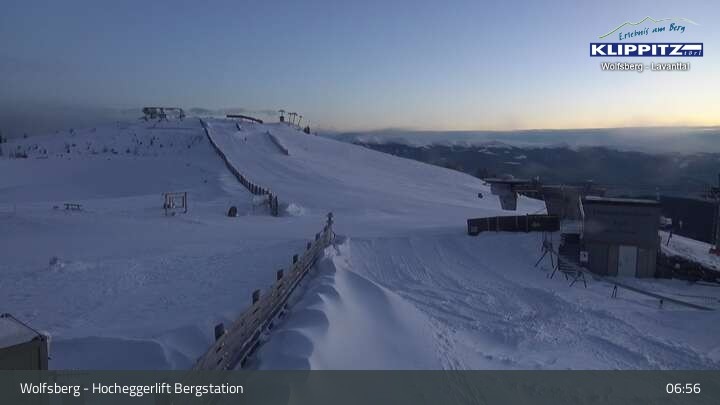Archiv Foto Webcam Wolfsberg - Hocheggerlift Berg