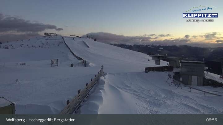 Archiv Foto Webcam Wolfsberg - Hocheggerlift Berg