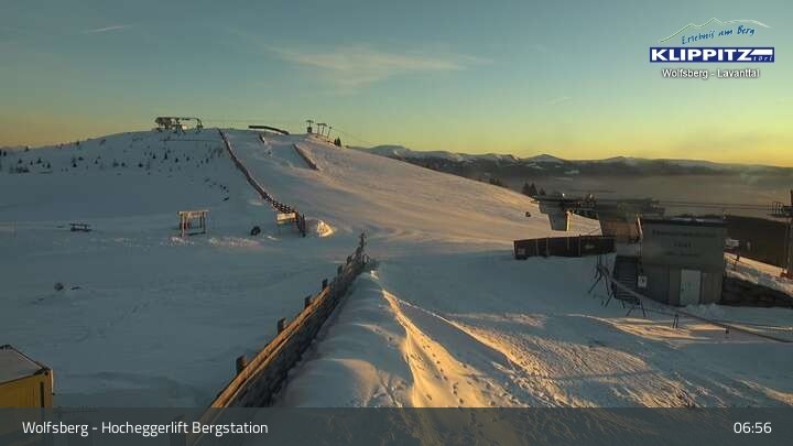 Archiv Foto Webcam Wolfsberg - Hocheggerlift Berg