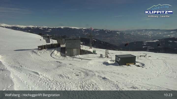 Archiv Foto Webcam Wolfsberg - Hocheggerlift Berg