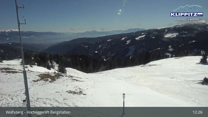 Archiv Foto Webcam Wolfsberg - Hocheggerlift Berg