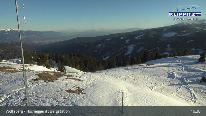 Archiv Foto Webcam Wolfsberg - Hocheggerlift Berg