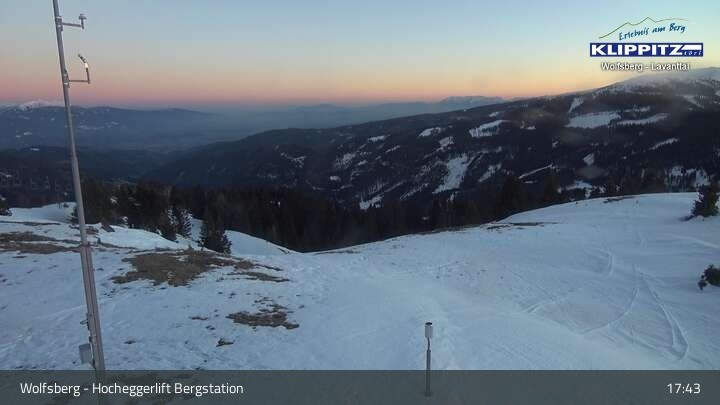 Archiv Foto Webcam Wolfsberg - Hocheggerlift Berg