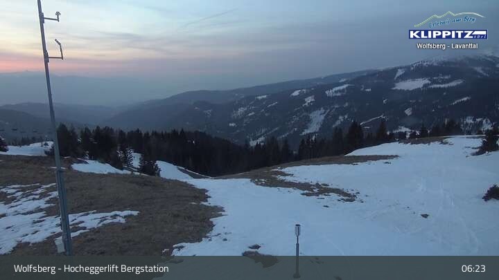 Archiv Foto Webcam Wolfsberg - Hocheggerlift Berg