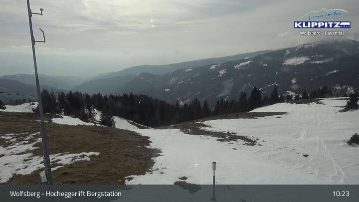 Archiv Foto Webcam Wolfsberg - Hocheggerlift Berg