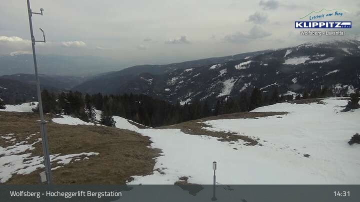 Archiv Foto Webcam Wolfsberg - Hocheggerlift Berg
