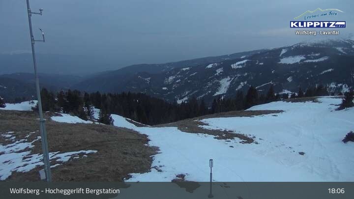 Archiv Foto Webcam Wolfsberg - Hocheggerlift Berg