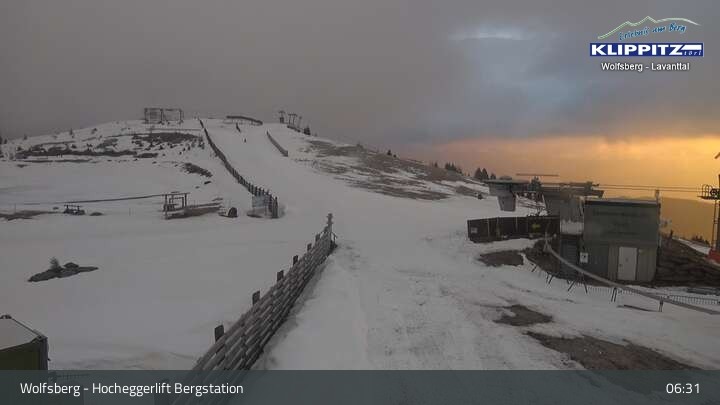 Archived image Webcam Wolfsberg - Hocheggerlift Top