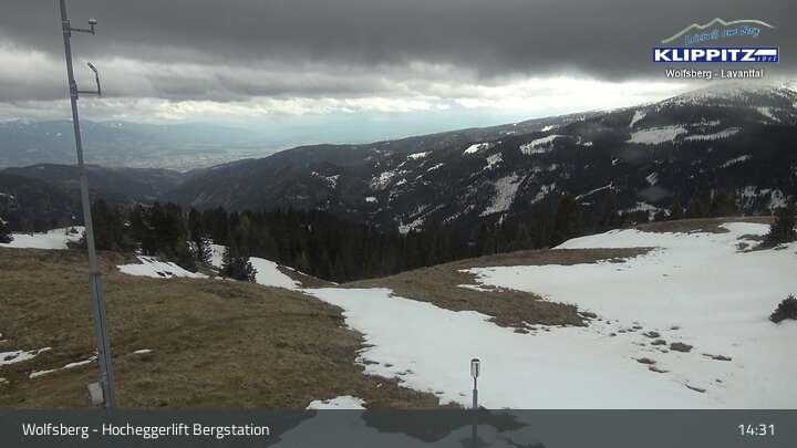 Archived image Webcam Wolfsberg - Hocheggerlift Top