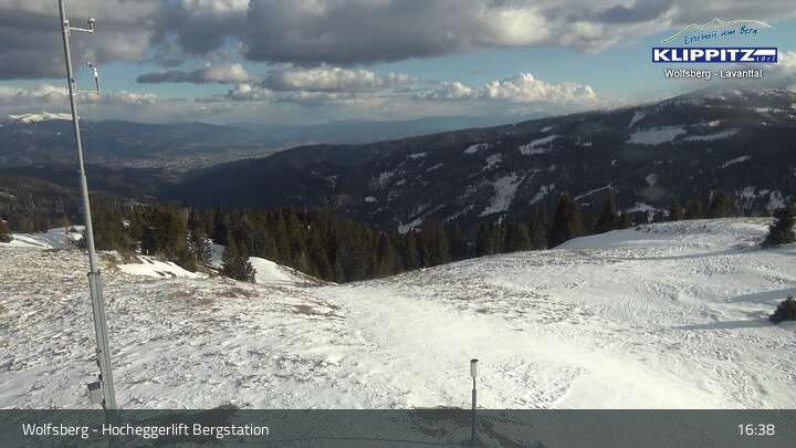 Archiv Foto Webcam Wolfsberg - Hocheggerlift Berg