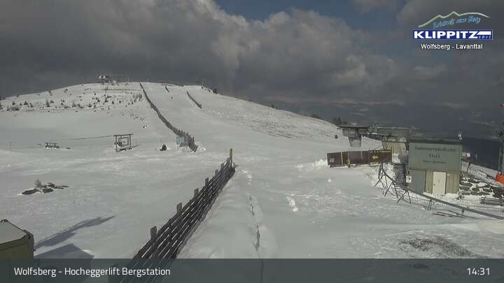 Archiv Foto Webcam Wolfsberg - Hocheggerlift Berg