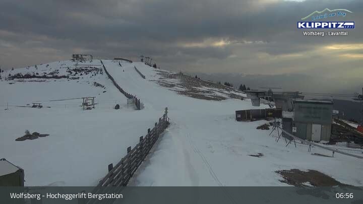 Archived image Webcam Wolfsberg - Hocheggerlift Top