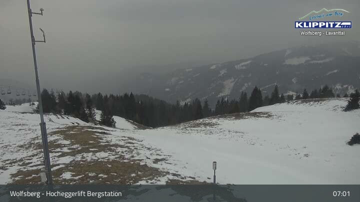 Archiv Foto Webcam Wolfsberg - Hocheggerlift Berg