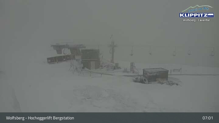 Archiv Foto Webcam Wolfsberg - Hocheggerlift Berg