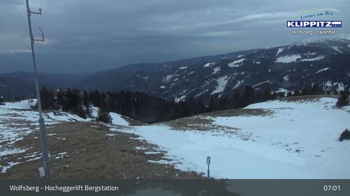 Archiv Foto Webcam Wolfsberg - Hocheggerlift Berg