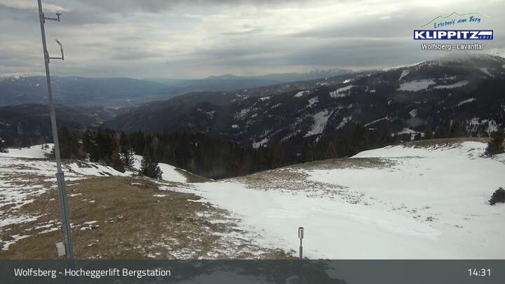 Archiv Foto Webcam Wolfsberg - Hocheggerlift Berg