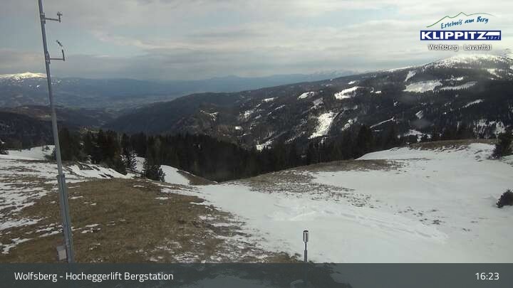 Archiv Foto Webcam Wolfsberg - Hocheggerlift Berg