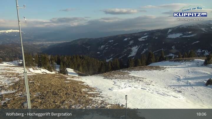 Archiv Foto Webcam Wolfsberg - Hocheggerlift Berg