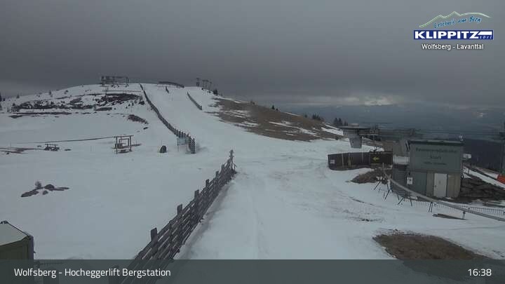 Archived image Webcam Wolfsberg - Hocheggerlift Top