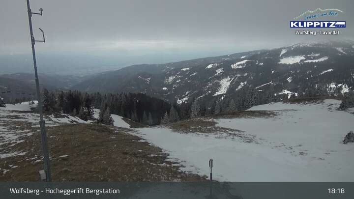 Archived image Webcam Wolfsberg - Hocheggerlift Top