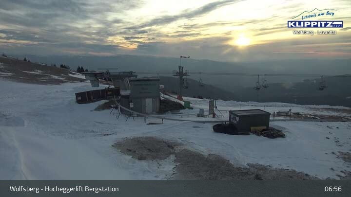 Archiv Foto Webcam Wolfsberg - Hocheggerlift Berg