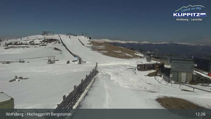 Archiv Foto Webcam Wolfsberg - Hocheggerlift Berg