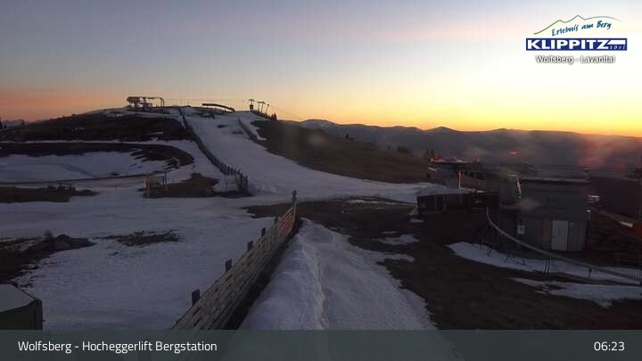 Archiv Foto Webcam Wolfsberg - Hocheggerlift Berg