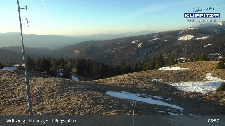 Archiv Foto Webcam Wolfsberg - Hocheggerlift Berg