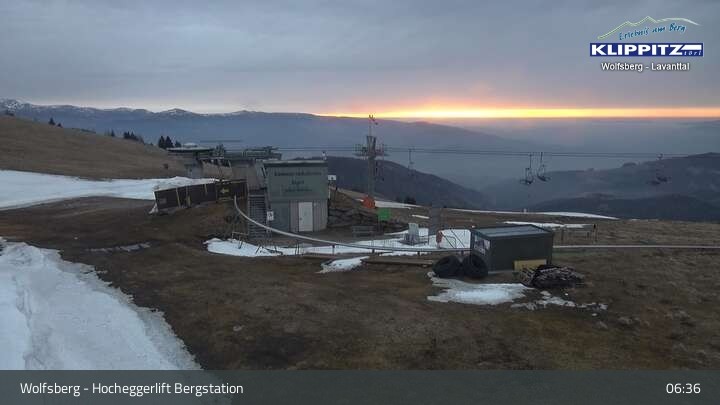 Archived image Webcam Wolfsberg - Hocheggerlift Top