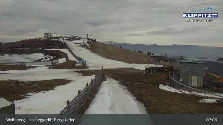 Archived image Webcam Wolfsberg - Hocheggerlift Top