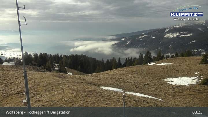 Archived image Webcam Wolfsberg - Hocheggerlift Top