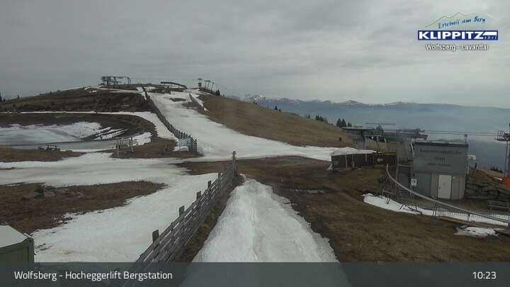 Archived image Webcam Wolfsberg - Hocheggerlift Top