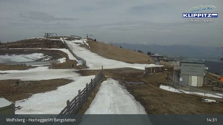 Archived image Webcam Wolfsberg - Hocheggerlift Top