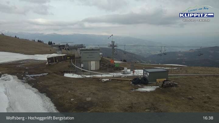 Archived image Webcam Wolfsberg - Hocheggerlift Top